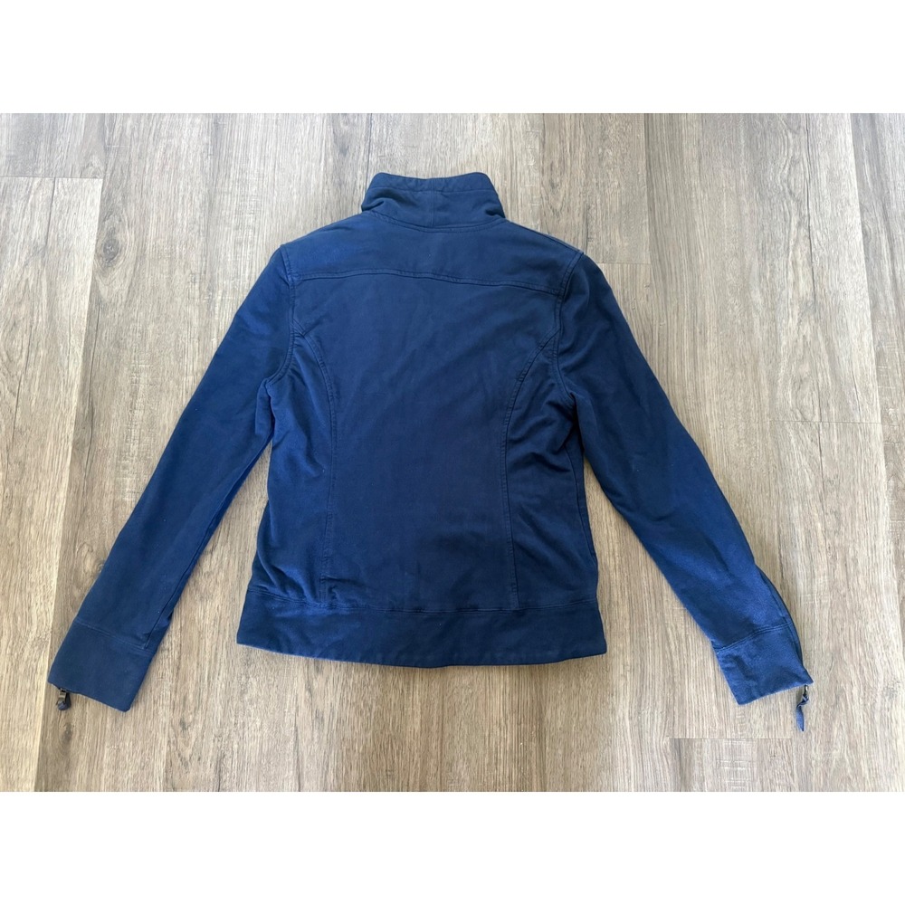 Marrakech Navy Moto Jacket Women's XS Asymmetrical Zip Utility Anthropologie - Picture 8 of 11